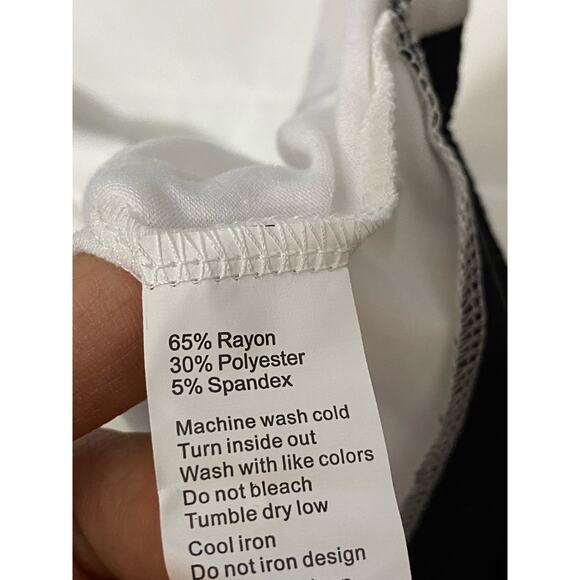 Vivint Employee White Shirt Men's XL White Drop T -Spandex blend stretch- - Picture 7 of 12